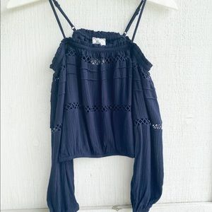 Sadie & Sage | off the shoulder Crop top